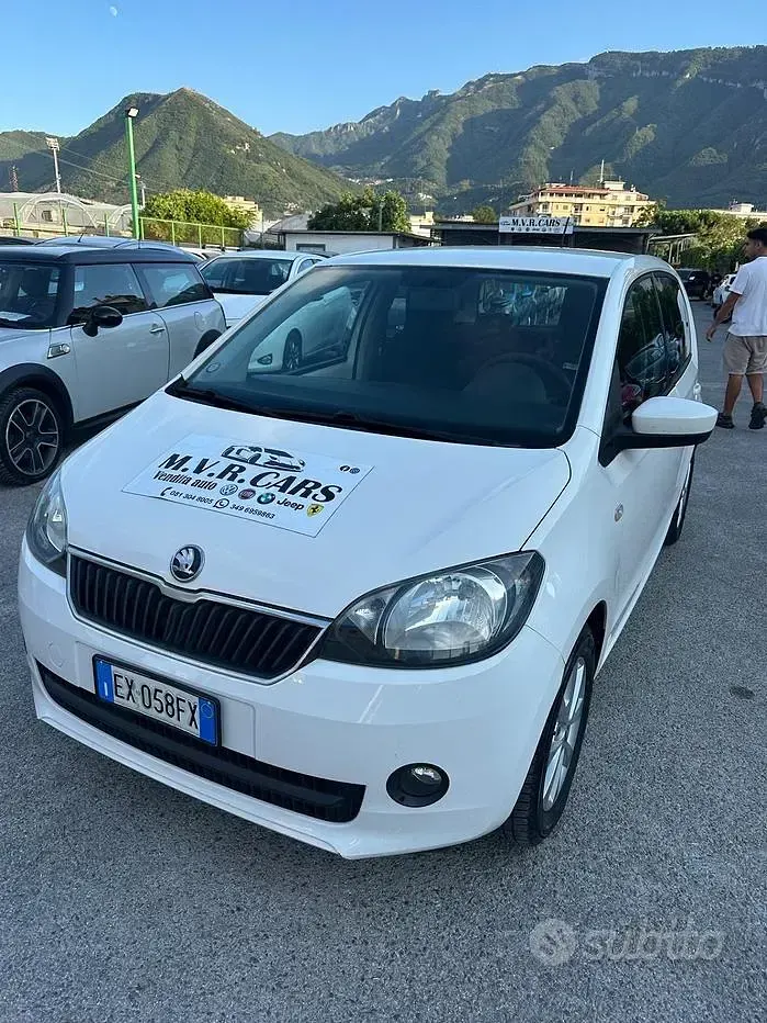 Usata Skoda Citigo G-TEC Active 68 CV (50 kW) 2014 Bianco Utilitaria