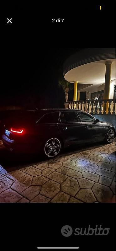 Usata Audi A6 S-Line 204 CV (150 kW) 2014 Nero Station wagon