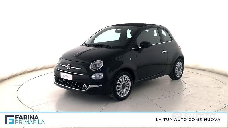 Nero Usata 2024 Fiat 500C Dolcevita Cabrio | 15.400 € (Buon prezzo) - Immagine 1/4