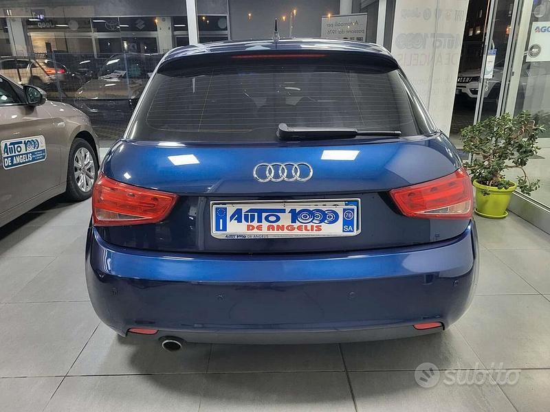 Usata Audi A1 S-Line 105 CV (77 kW) 2013 Blu Berlina