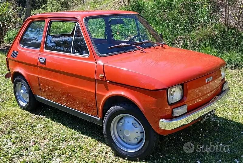 Usata Fiat 126 1970 Rosso Utilitaria