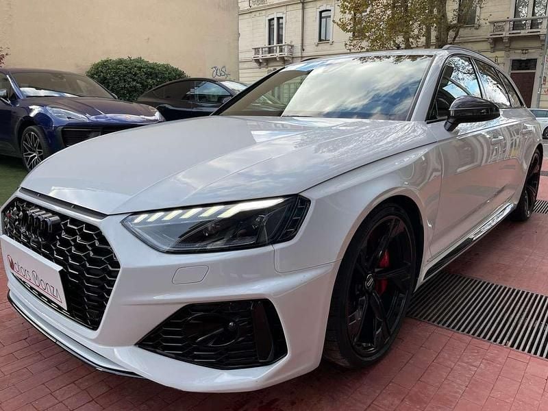 Usata Audi RS4 Ambiente 450 CV (330 kW) 2020 Bianco Station wagon