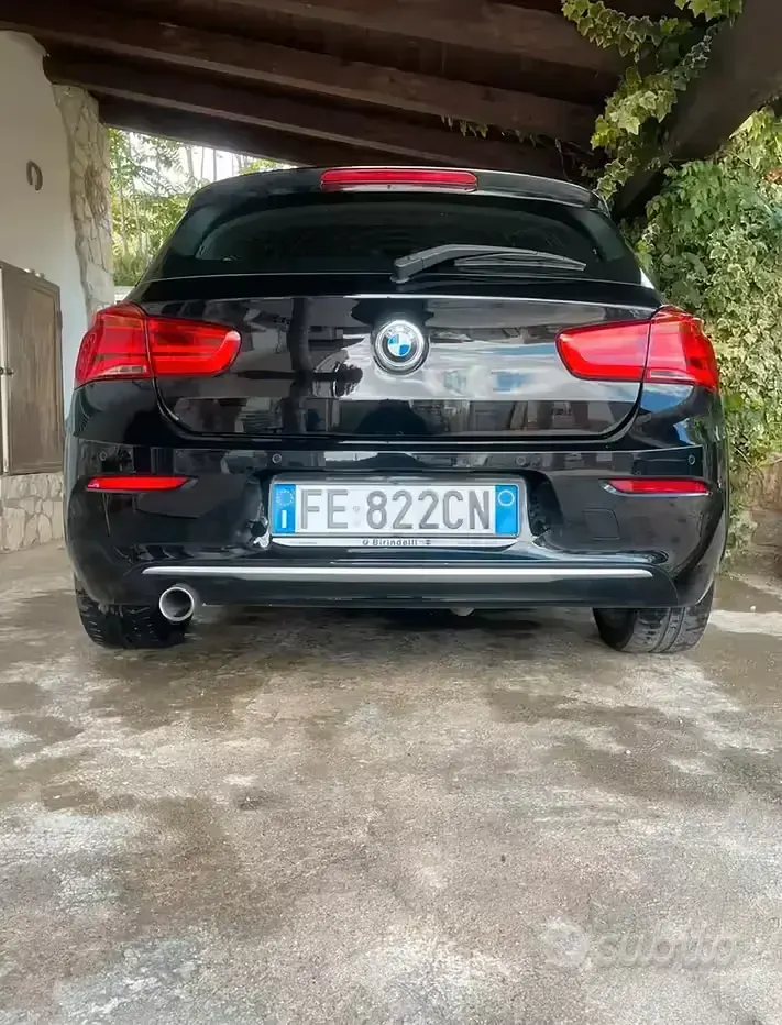 Usata BMW 116 Efficient Dynamics 116 CV (85 kW) 2017 Nero Utilitaria