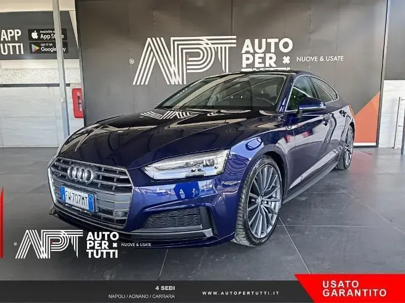 Occasion Audi A5 Sportback Comfort 190 ch (139 kW) 2019 Bleue Citadine