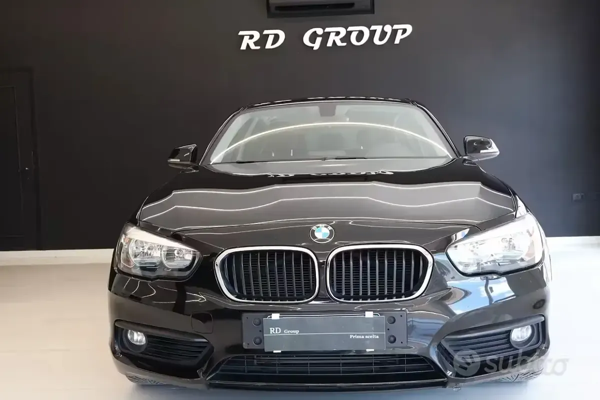 Usata BMW 118 Advantage 136 CV (100 kW) 2018 Nero Berlina