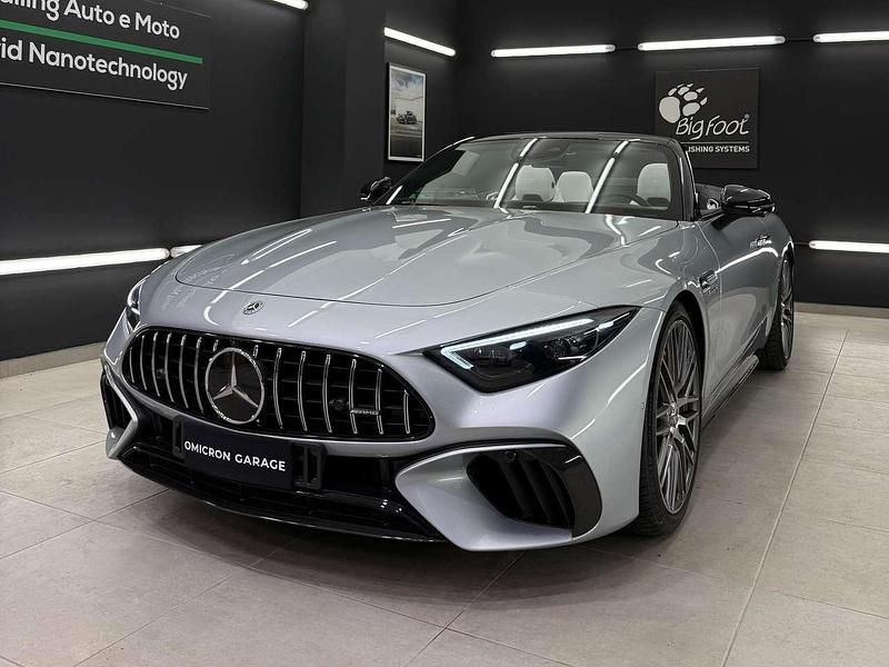 Usata Mercedes SL63 AMG AMG Line Premium Plus 585 CV (430 kW) 2022 Argento Cabrio
