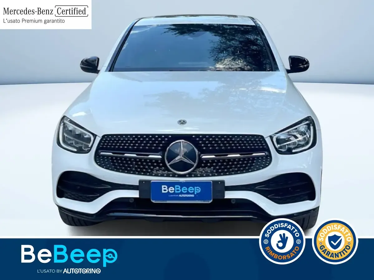 Usata Mercedes GLC300 Premium 245 CV (180 kW) 2020 Bianco pastello SUV