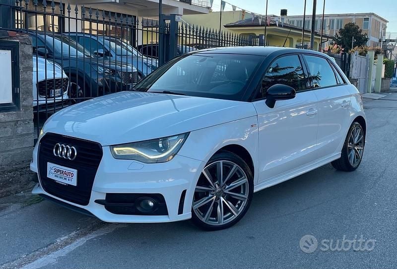Bianco Usata 2014 Audi A1 S-Line Due volumi | 8990 € (Buon prezzo) - Immagine 1/4