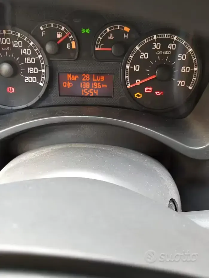 Usata Fiat Panda 2008 Nero Utilitaria