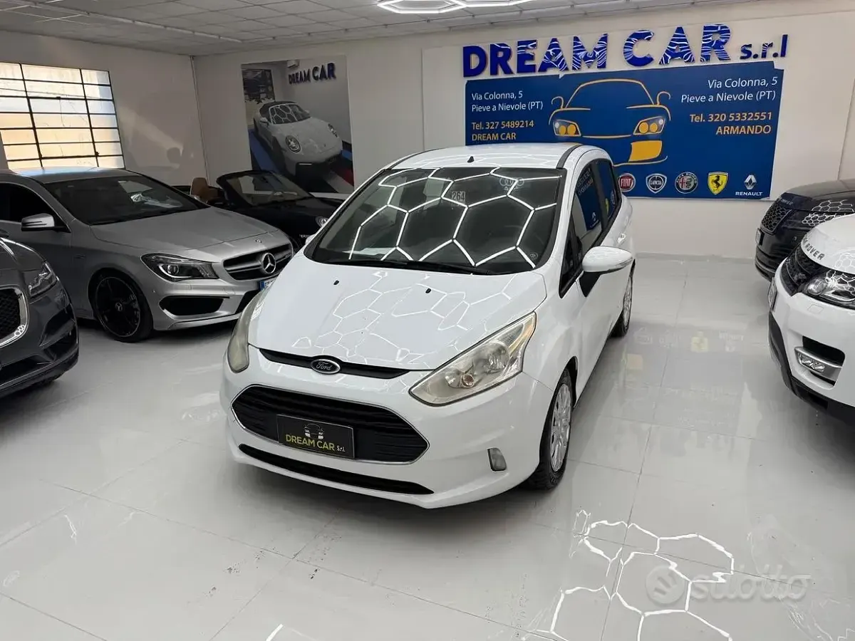 Usata Ford B-MAX 75 CV (55 kW) 2014 Bianco Monovolume