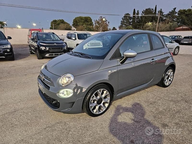 Usata Fiat 500C Sport 70 CV (51 kW) 2021 Grigio Cabrio