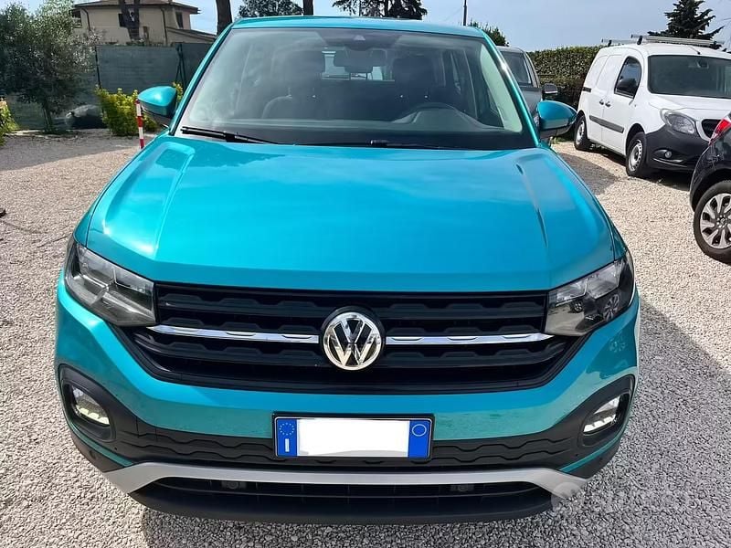 Usado VW T-Cross 95 CV (69 kW) 2021 Azul SUV