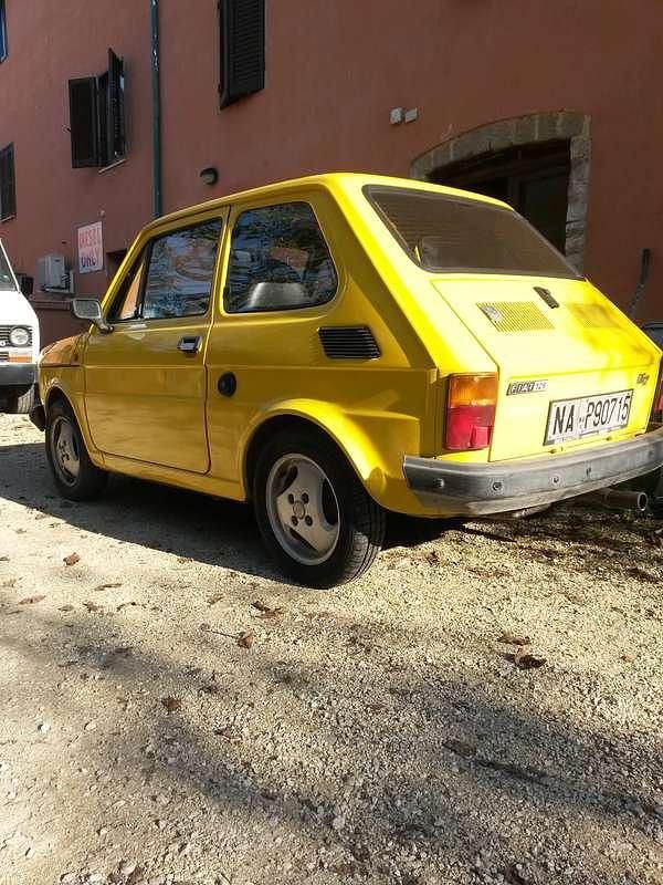 Usata Fiat 126 30 CV (22 kW) 1978 Giallo Utilitaria