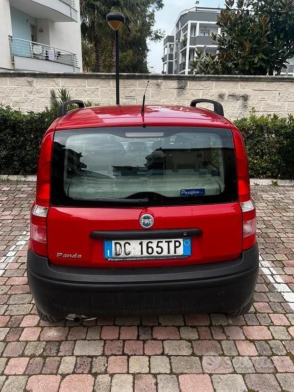 Usata Fiat Panda 2006 Rosso Utilitaria