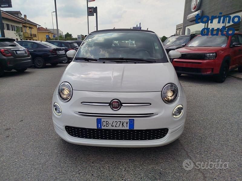 Usata Fiat 500C Lounge 70 CV (51 kW) 2020 Bianco Cabrio