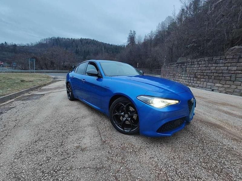 Usata Alfa Romeo Giulia Veloce 211 CV (155 kW) 2021 Blu Berlina
