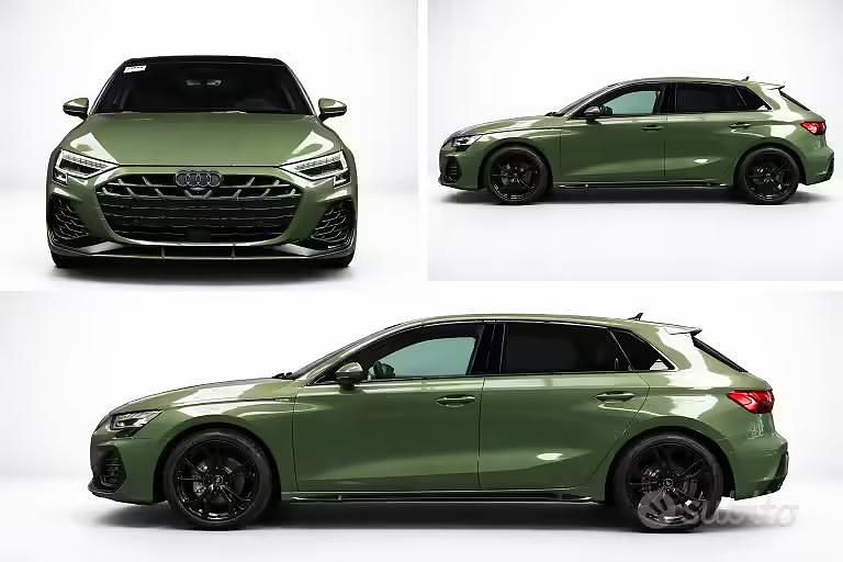 Nuova Audi A3 Ambiente 150 CV (110 kW) 2025 Verde Berlina
