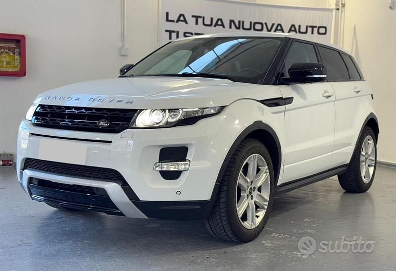 Bianco Usata 2012 Land Rover Range Rover evoque Dynamic Berlina | 10.900 € (Buon prezzo) - Immagine 1/4
