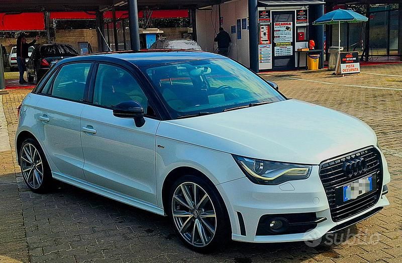 Usata Audi A1 S-Line 116 CV (85 kW) 2015 Bianco Utilitaria