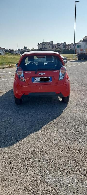 Usata Chevrolet Spark 68 CV (50 kW) 2011 Rosso Utilitaria