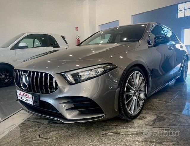 Usata Mercedes A180 AMG 116 CV (85 kW) 2019 Grigio Berlina