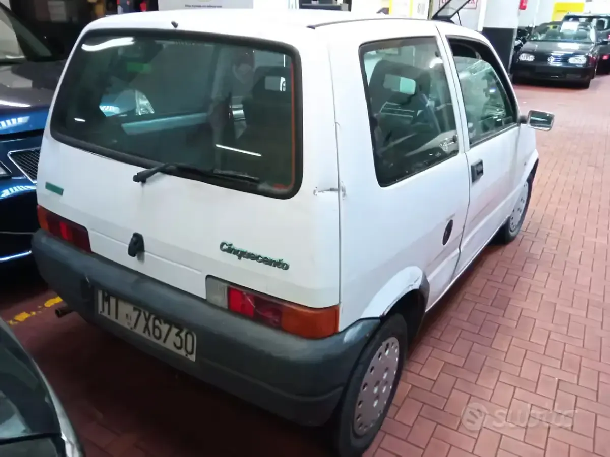 Usata Fiat Cinquecento S 41 CV (30 kW) 1992 Bianco Utilitaria