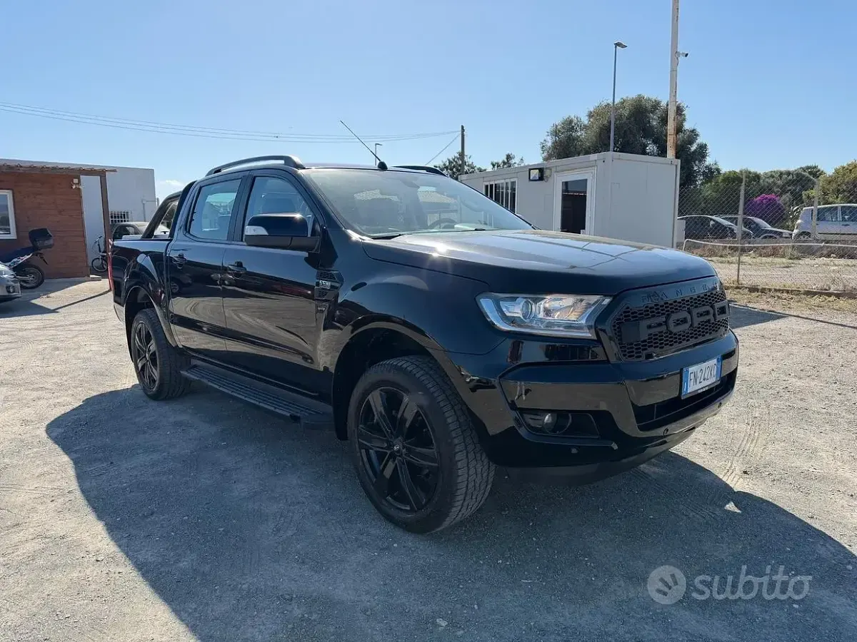 Usata Ford Ranger 200 CV (147 kW) 2018 Nero Pick-up