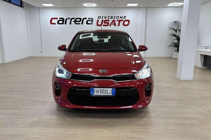 Usata Kia Rio Active 77 CV (56 kW) 2017 Rosso Berlina