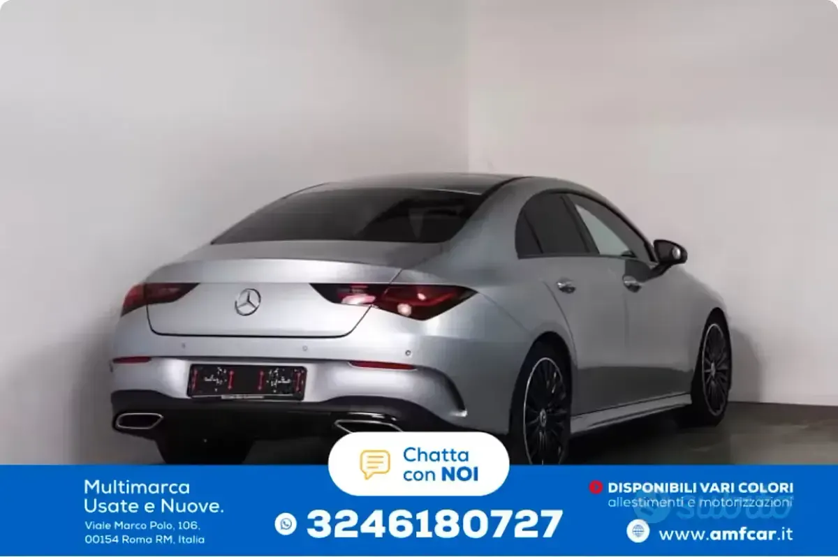 Usata Mercedes CLA200 AMG Line Premium 150 CV (110 kW) 2025 Grigio Berlina