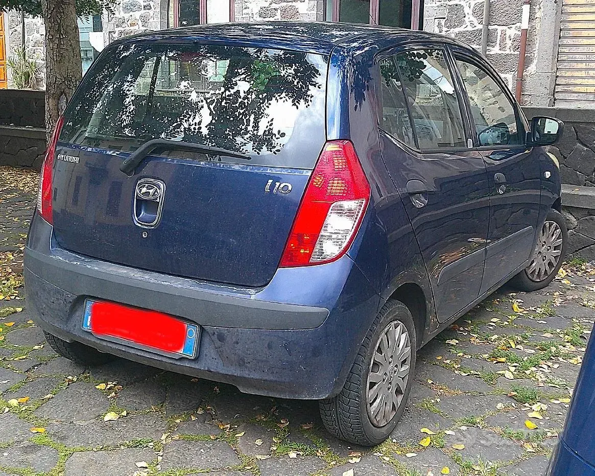 Usata Hyundai i10 66 CV (48 kW) 2009 Blu Utilitaria