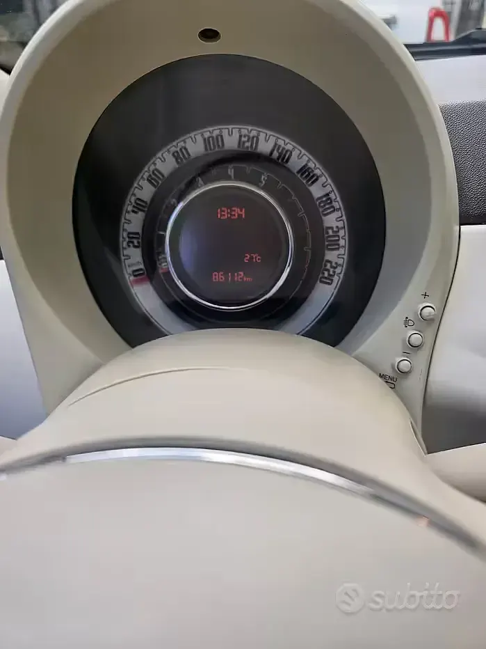 Usata Fiat 500 69 CV (50 kW) 2016 Bianco Berlina
