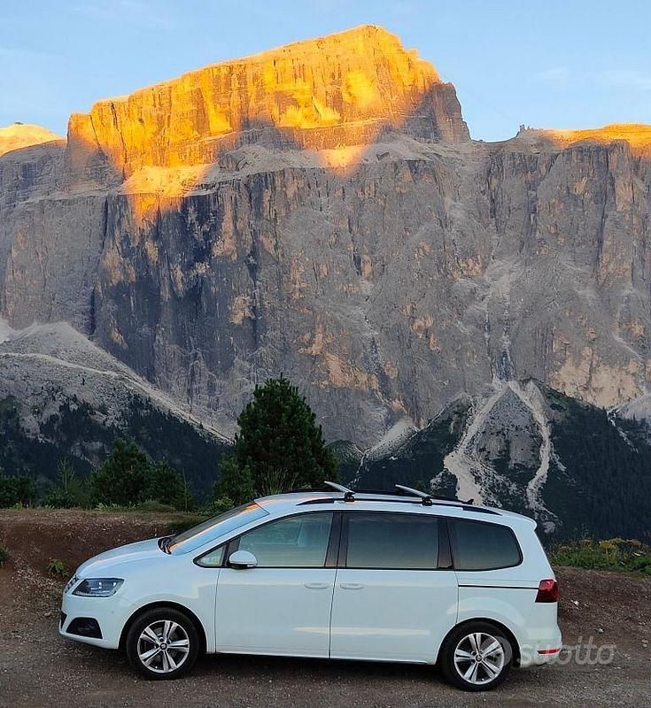 Usata Seat Alhambra 150 CV (110 kW) 2016 Bianco Monovolume