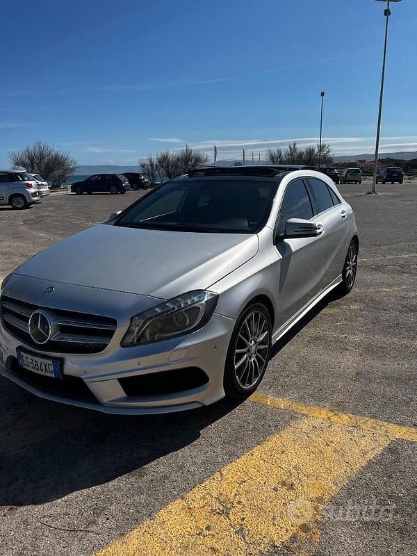 Usata Mercedes A200 Premium 136 CV (100 kW) 2013 Grigio Berlina