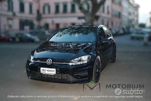 Usata VW Golf VII Sport 116 CV (85 kW) 2018 Nero Berlina