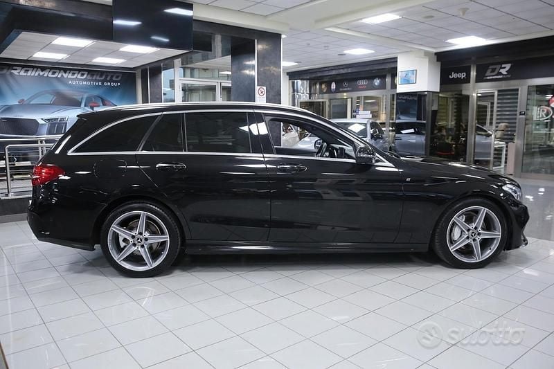 Usata Mercedes C220 Premium 170 CV (125 kW) 2018 Nero Station wagon