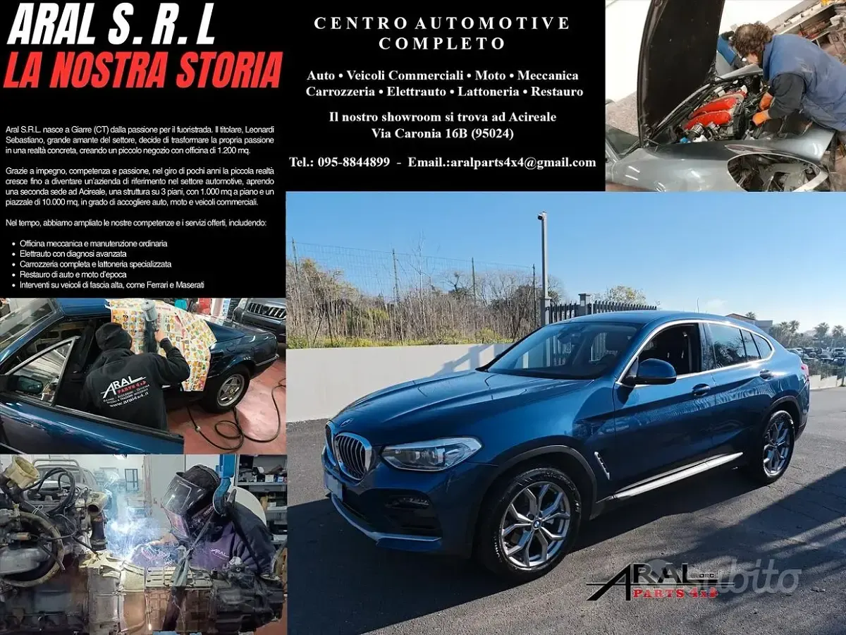 Usata BMW X4 Efficient Dynamics 190 CV (139 kW) 2021 Blu SUV