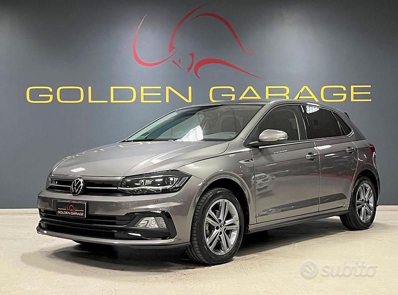 Usata VW Polo R-line 95 CV (69 kW) 2021 Gray Utilitaria
