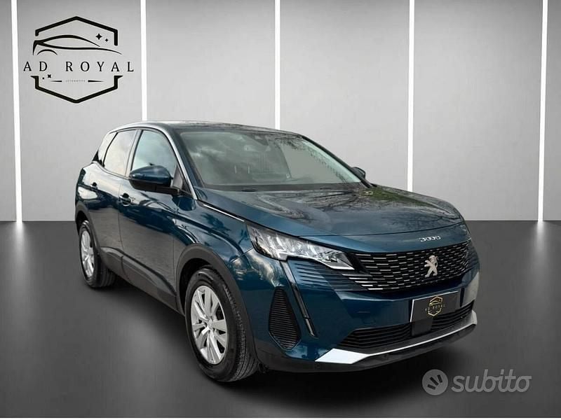 Usata Peugeot 3008 Active 130 CV (95 kW) 2021 Blu SUV