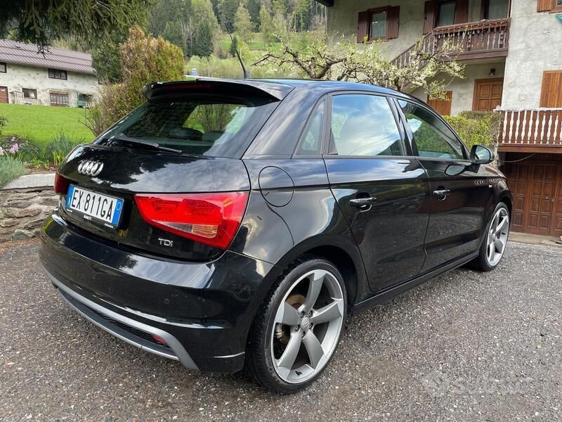Usata Audi A1 S-Line 90 CV (66 kW) 2014 Nero Utilitaria