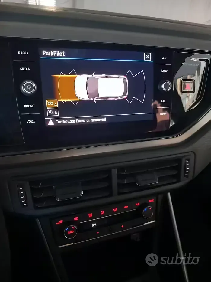 Usata VW Polo 95 CV (69 kW) 2019 Nero Utilitaria