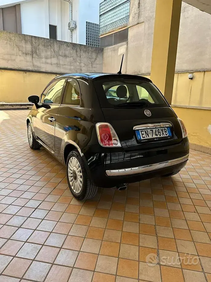 Usata Fiat 500 69 CV (50 kW) 2009 Nero Cabrio