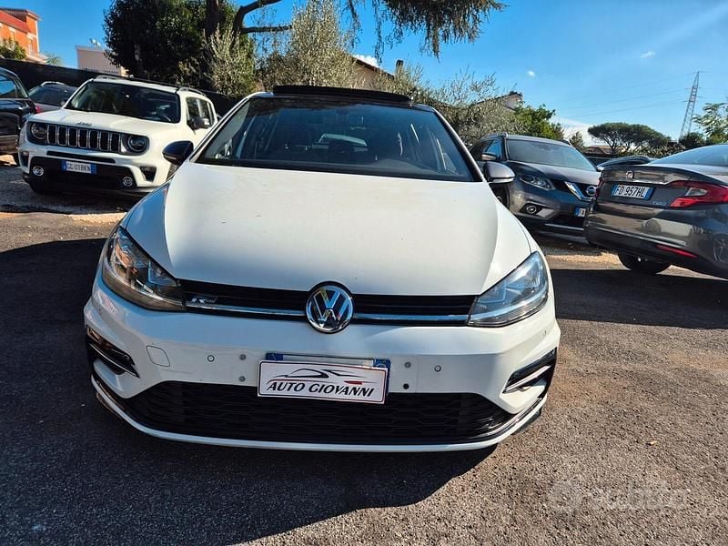 Usata VW Golf VII R 220 CV (161 kW) 2019 Bianco Berlina