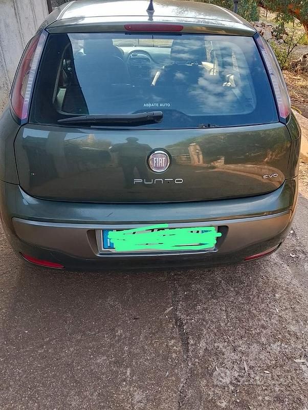 Usata Fiat Punto Evo 75 CV (55 kW) 2010 Verde Utilitaria