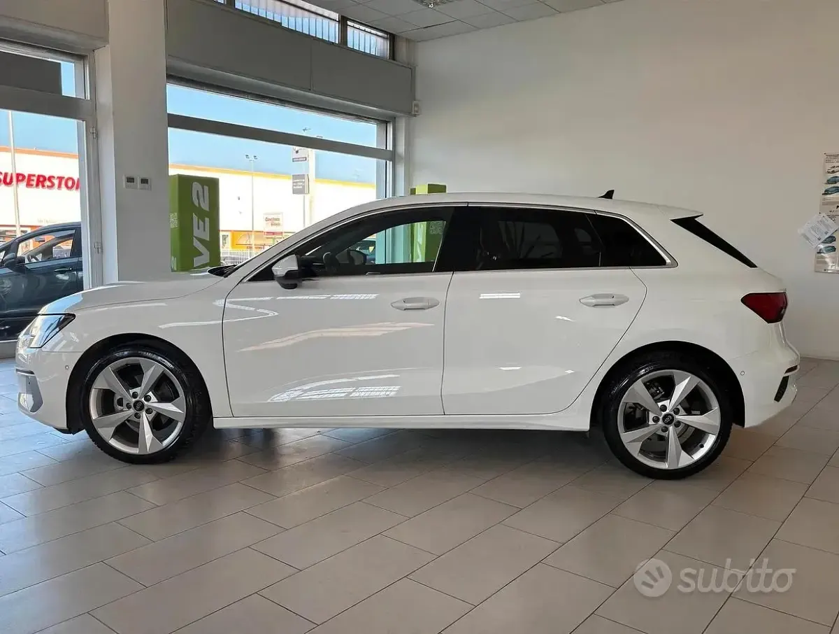 Usata Audi A3 Advanced 110 CV (80 kW) 2024 Bianco Berlina