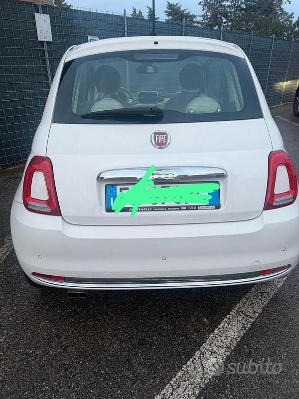 Usata Fiat 500 Lounge 69 CV (50 kW) 2015 Bianco Utilitaria