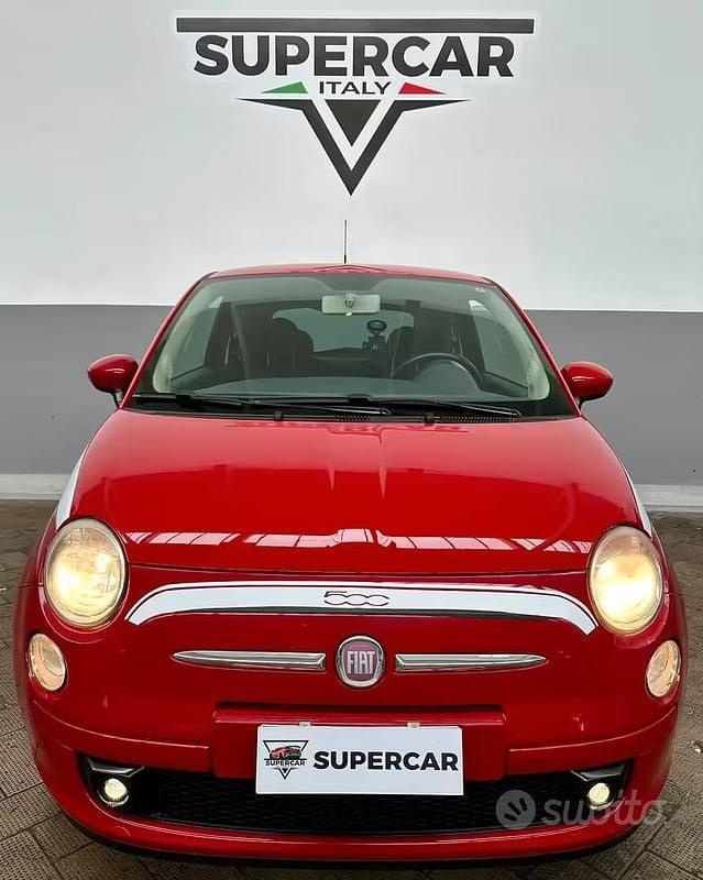 Usata Fiat 500 69 CV (50 kW) 2009 Rosso Cabrio