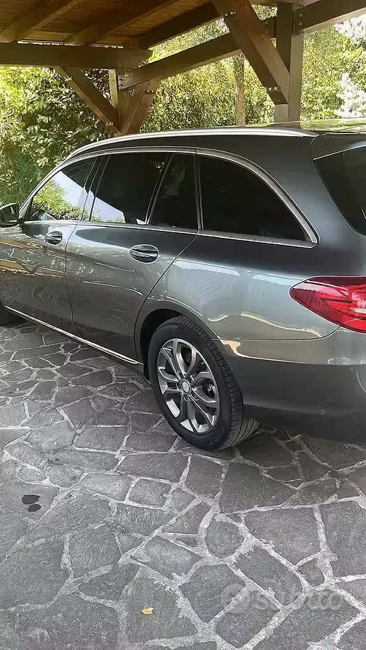 Usata Mercedes C180 116 CV (85 kW) 2016 Grigio Station wagon