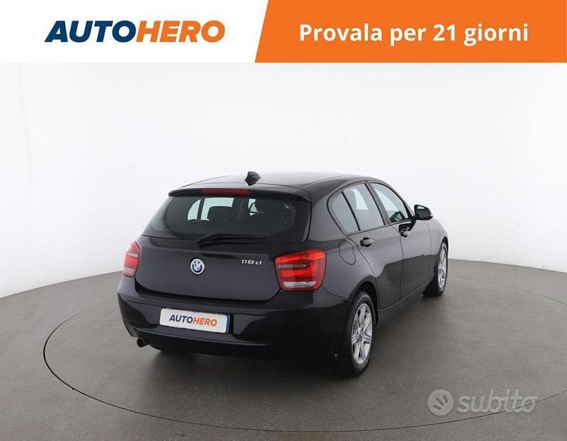 Usata BMW 118 143 CV (105 kW) 2015 Nero Utilitaria