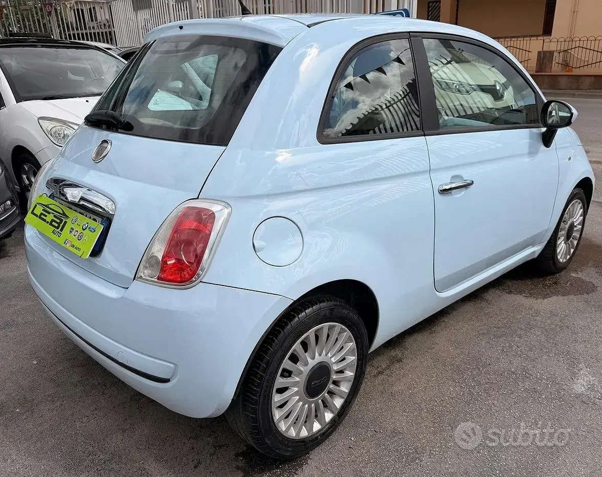 Usata Fiat 500 Pop 69 CV (50 kW) 2009 Blu Cabrio
