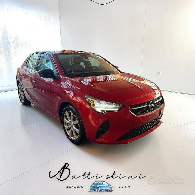 Usata Opel Corsa Elegance 101 CV (74 kW) 2020 Rosso Utilitaria